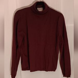 Pendleton plum turtleneck 100% wool sweater large